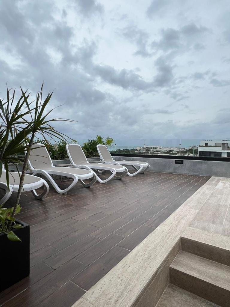 Big, Modern And Beautiful Beach Apartament 1Br Ocean View Playa del Carmen Exterior foto